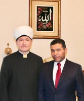سماحة المفتي يستقبل الشيخ جمال الضاري 