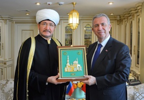 Meeting with mayor of Ankara held in Moscow Cathedral Mosque
