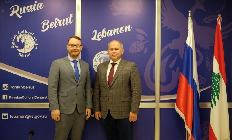 Руководитель международного департамента ДУМ РФ Галеев Ильдар посетил представительство Россотрудничества в Ливанской Республике