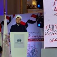 المفتي علاء الدينوف يتحدث عن عمل مجلس العلماء في روسيا أمام مؤتمر دولي في القاهرة