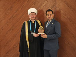 سماحة المفتي العام الشيخ راوي عين الدين يلتقي الدكتور محمد عبد السلام ــ الأمين العام للمجلس العالمي لحكماء المسلمين