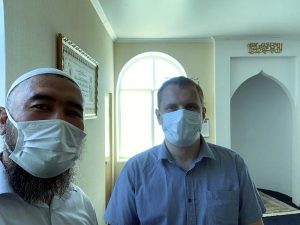 Представитель министерства внутренней политики  Саратовской области посетил мечеть в Ровенском районе