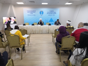 Пресс-конференция   Муфтия Шейха Равиля Гайнутдина в рамках  VI Съезда лидеров мировых и традиционных религий