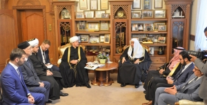 Муфтий Шейх Равиль Гайнутдин встретился с Генеральным секретарем Всемирной исламской лиги шейхом Мухамадом Аль-Иса