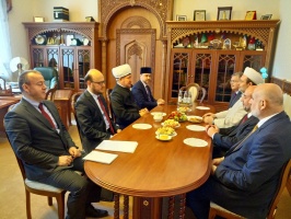 Mufti sheikh Ravil Gaynutdin meets head of Presidency of Religious Affairs of Turkey