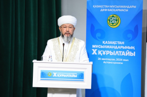 Муфтий Шейх Равиль Гайнутдин поздравил Наурызбай кажы Таганулы с избранием на пост Верховного муфтия Казастана