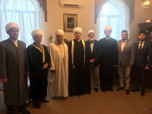 Встреча Муфтия шейха Равиля Гайнутдина с делегацией ДУМНО 