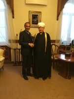 Mufti sheikh Ravil Gaynutdin meets Tariq Ramadan