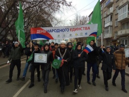 Мусульмане приняли участие в митинге-концерте  "Россия объединяет"