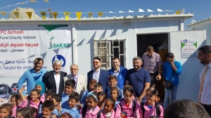 Муфтий Москвы Ильдар хазрат  Аляутдинов принял участие в открытии школы в лагере для беженцев