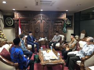 Встреча с Председателем индонезийской мусульманской организации «Мухаммадия» Хейдаром Наширом