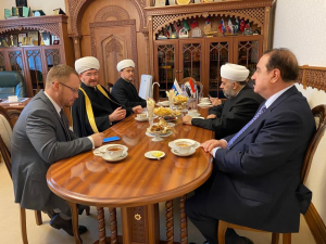 Муфтий Шейх Равиль Гайнутдин встретился с Министром по делам религии и вакфов Сирии