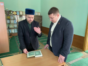 Депутат Московской областной Думы  посетил с ознакомительным визитом Соборную мечеть города Ногинска