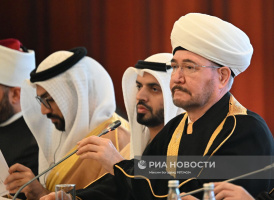 كلمة سماحة المفتي الشيخ راوي عين الدين في المؤتمر الدولي الخامس "طريق الحرير الروحي: أهمية القيم الدينية في فضاء أوراسيا الكبرى"