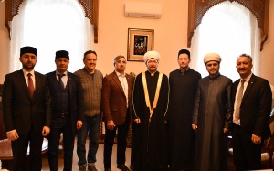 سماحة المفتي يعقد اجتماعاً مع نائب رئيس الوزراء في جمهورية تتارستان