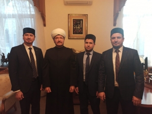 Муфтий Шейх Равиль Гайнутдин встретился с Муфтием Пензенской области Исламом Дашкиным 