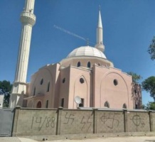 Акт вандализма в  мечети крымского города Белогорск