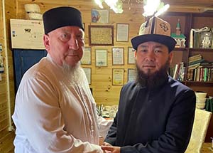 Делегация Республики Кыргызстан приняла участие в маджлисе в исторической мечети «Ихлас» Новосибирска