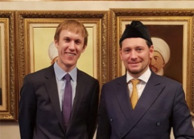 Damir Mukhetdinov meets a representative of the British embassy in Moscow
