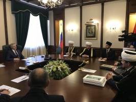 Делегация СМР и ДУМРФ встретилась с Главой Республики Карелия Артуром Олеговичем Парфенчиковым 