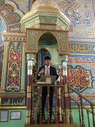 Пророк (мир ему) первый здоровался с людьми… Дамир Мухетдинов провел джума-намаз в Соборной мечети Владикавказа