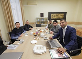 Муфтий Москвы встретился с представителями благотворительного фонда «Takaful»