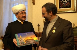 Mufti Sheikh Ravil Gainutdin meets the Ambassador of Iran