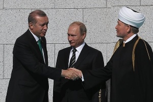 Mufti Sheikh Ravil Gaynutdin congratulates Recep Tayyip Erdogan