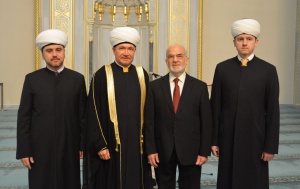 سماحة المفتي يستقبل ابراهيم الجعفري وزير خارجية العراق 