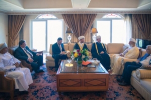 Встреча  Муфтия Шейха Равиля Гайнутдина и министра вакфов и религиозных дел Султаната Оман д-ра Абдаллы Ас-Салими