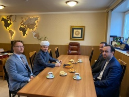 Rushan Abbyasov meets Advisor on Cultural and Religious Affairs of the Iranian Embassy