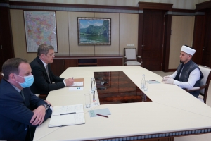 Глава Республики Башкортостан провел встречу с Муфтием Духовного управления мусульман РБ