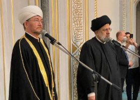 President of Iran Seyed Ebrahim Raisi addressed the Russian Muslims at the Moscow Cathedral Mosque