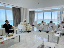 وزير الاوقاف والشؤون الاسلامية في قطر يستقبل وفد الادارة الدينية لمسلمي روسيا الاتحادية 