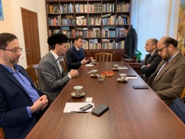 Dmir Mukhetdinov meets new Religious Affairs Counsellor of the Turkish Embassy