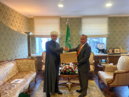 روشان عباسوف يلتقي سعادة عبد الرحمن الأحمد سفير المملكة العربية السعودية بموسكو 