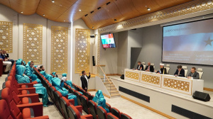 الوفد الإعلامي الشبابي السوري يزور المسجد الجامع بموسكو